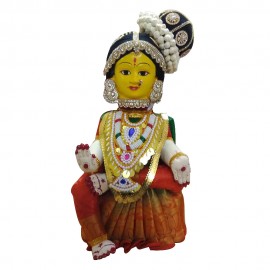 Decorated Varalakshmi Ammavari Idol-2